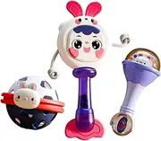 Kids Rattle Toys | Baby Cartoon Musical Drum | Preschool Learning Activity, Educational Early Childhood Development Activity for Boys and Girls