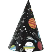 Outer Space Party Hats (Pack of 8)