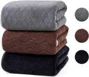 Bath Towels 3 Pack Highly Absorbent Quick Drying Towel Set Ultra Soft Bath Towel Set Microfiber Towels for Bathrooms, Hotel,Kitchen, Gym, and Spa