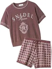 [SNIDEL] SHNO244025 Women's Checkered Setup