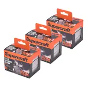 3x 3pc Supercraft Flexible Dual Grade Grit Sanding Foam/Sponge Block 100mm