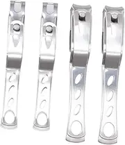 Minkissy Ergonomic Nail Clippers for Thick Nails Stainless Steel Manicure Tool for Home Hobbyists