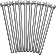 3D Printer Accessories 10Pcs M3 Cylindrical M3 x 50mm Cup Head Bolts Head Inside Hexagon Screw 304 Stainless Steel