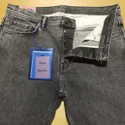 Nwt Current Acne Studios River Dark Stone Gray Stretch Stonewashed Denim Jean 34