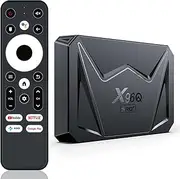 Android 14.0 TV Box 2025, LEFFOT X96QPRO+ 4K Ultra HD Set-top Box, 2GB RAM + 16GB ROM, Smart TV Box with HDR10+, 2.4G & 5G WiFi 6, 1000M Ethernet, BT 5.0, Allwinner H728 Octa-core ARM Cortex A55