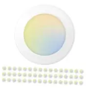 48 Pack 5/6 Inch LED Disk Lights, Dimmable Flush Mount Ceiling Disc Lights,