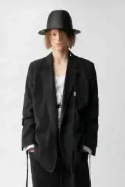 *NWT* ANN DEMEULEMEESTER OVERSIZED DEN SLOUCHY JACKET $2,340 (BLACK, S/44/48)