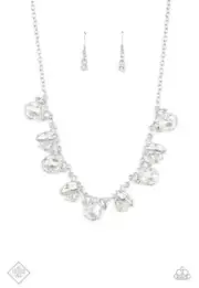Paparazzi BLING to Attention Necklace - White