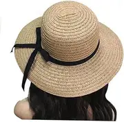 [OATIPHO] Women Sun Hat Straw Hat Wide Brim Sun Hat Women Wide Floppy Brim Beach Hat Women Straw Hats for Summer Beach Straw Hat Straw Beach Hat Coffee