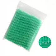 100Pcs Dental Disposable Micro Tooth Applicators Brushes Regular Tips 2.0mm