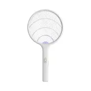 Electric Mosquito Swatter Dispeller Mosquito Killer Lamp Wall-mounted Mosquito Killing Dispeller USB Charging - White