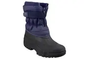 Cotswold Adults Chase Touch Fastening and Zip Up Winter Boots (Navy) - UTFS5647