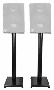 Rockville 29" Black Steel Studio Monitor Speaker Stands For Rockville APM8B