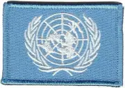 UN Mission-United Nations Patch, with hook & loop back NEW FREE POSTAGE !