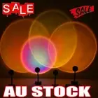 Sunset Projector Lamp Rainbow Atmosphere Led Night Light for Home Bedroom CofFZ