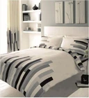 Geometric Duvet Cover, Cosy Breathable Bedding Sets King Size, Printed