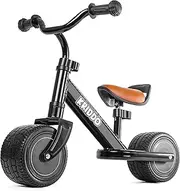 KRIDDO Baby Balance Bike Mini Cruiser Design with Wide PU Wheels for 1-3 Year Olds Ideal First Birthday Gift and Baby Toy
