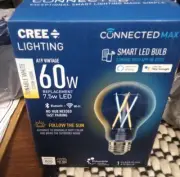 CREE Connected Max 60 Watt EQ A19 Tunable White Dimmable Smart LED Light Bulb