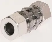 Legris STRAIGHT BULKHEAD COUPLER Stainless Steel- 8x8mm Or 10x10mm