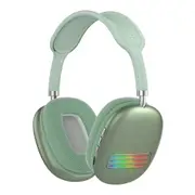 Wireless Earbud Bluetooth Headphone Stereo Over Headset for Travel Workout-Green
