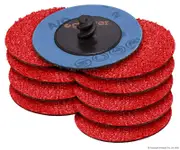 Geiger AB22012S80CP - Ceramic Sanding Disc - 50mm Quick-Lock 80g 10 Pack