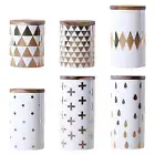 Ceramic Jar Food Storage Container for Tea Flour Farmhouse Kitchen Decor