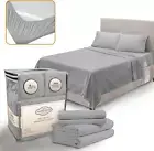 King Size Sheets Set Cooling - Luxury Hotel Sheets - Soft Bed Sheets with Elasti
