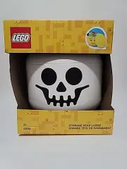 LEGO 4032 White Skeleton Skull Storage Head Large Container Halloween Decor