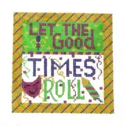 Danji /CH Designs Mardi Gras Good Times Roll Handpainted Needlepoint Canvas 1206