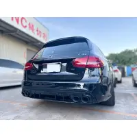 在飛比找蝦皮購物優惠-Benz 賓士 W205 AMG 改 ED1 亮黑 後下巴 