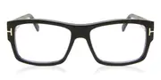 Tom Ford FT5941-B Blue-Light Block 001 Men's Glasses Black Size 55 - Private Health Rebate - Blue Light Block Available