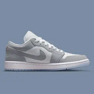 【NIKE 耐吉】休閒鞋 Jordan 1 Low 喬丹 AJ1 冰底 男鞋 女鞋 小Dior 低筒 白 灰(DC0774-105)