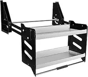 2 Tier Spice Rack Organizer for Wall Cabinet Pull Out Shelving System with Adjustable Weight Settings 71 x 28 x 53cm