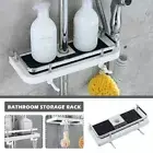 Shower Storage Holder Bathroom Shelf Rack Storage Organiser Shower Pole