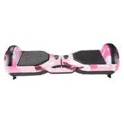 Pink-camouflage Bluetooth Self Balancing Electric Scooter Kids Flash Wheel Hoverboard Skateboard