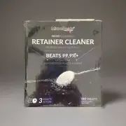 MicroBeads Retainer Cleaner Plus Tablets 180 Count Exp 11/26