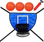 1 Set Trampoline Basketball Hoop Attachment Compact Design for Space Saving Basketball Game Accessories for Trampoline Fun