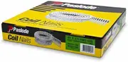 Paslode Ring Hot Dipped Galvanised Plastic Collated Coil Nails 1800 Pieces Pack, 45 mm Length x 2.5 mm Diameter