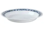 1 New CORELLE Livingware OLD TOWN BLUE Onion 15-oz Flat RIMMED SOUP BOWL Navy