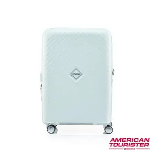 【AMERICAN TOURISTER 美國旅行者】24吋SQUASEM可擴充防盜拉鍊PP避震輪行李箱(多色可選)