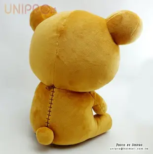 【UNIPRO】拉拉熊 Rilakkuma 正版授權 32cm 經典坐姿 絨毛娃娃 玩偶 禮物 懶懶熊 輕鬆熊