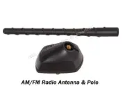 Roof AM/FM Radio Antenna & Pole for 2018 2019 2020 2021 2022 SsangYong Musso