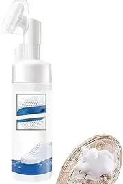 [Generic] Foaming Sneaker Cleaner,White Shoes Cleaning Spray | Multifunctional Effective Dirt Remover with Built-in Brush Cleaning Supplies for White Basketball Mesh Sneakers