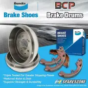 Rear BCP Brake Drums + Bendix Brake Shoes for Mitsubishi Triton ML MN (for: Mitsubishi)