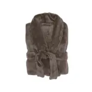 Bambury Microplush Super Soft Unisex Bathrobe - Bitter Chocolate