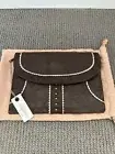 Mimco Brown Leather Pouch/Clutch - Free Shipping!