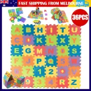 36PCS Kid Baby Foam Learning Alphabet Number Floor Mats Play Floor Tiles Puzzle