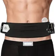 Comfy Insulin Pump Belt Accessories Discreet Diabetic Pouch T1D Diabetes Holder Waist Band for Epipen Catheter Medical Devices Supplies Secure Men Women Running Travel Black Medium