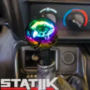 ROUND BALL NEO CHROME 10X1.25 SHIFT KNOB FOR NISSAN SENTRA ALTIMA MAXIMA (for: Nissan)