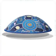 Jewish kippah - yarmulke | Australian Aboriginal Art design